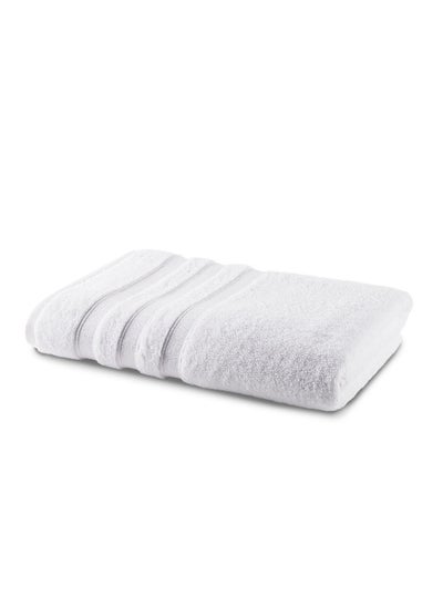 Buy Egyptian Luxe Bath Sheet 90X150Cm - White in UAE