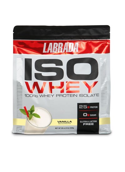 Buy ISO Whey, 100% Whey Protein Isolate - Vanilla - (5 lb) in Saudi Arabia