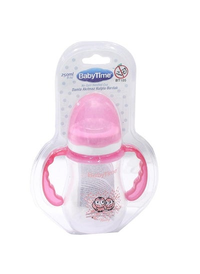 Buy Baby Time Baby Non-Drip Handled Cup 250ml in Egypt