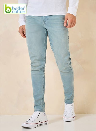 اشتري Cotton Stretch 5-Pocket Skinny Fit Jeans في السعودية