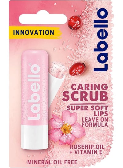 Buy Lip Scrub Rosehip Oil & Vitamin E 4.8g - pink in Egypt