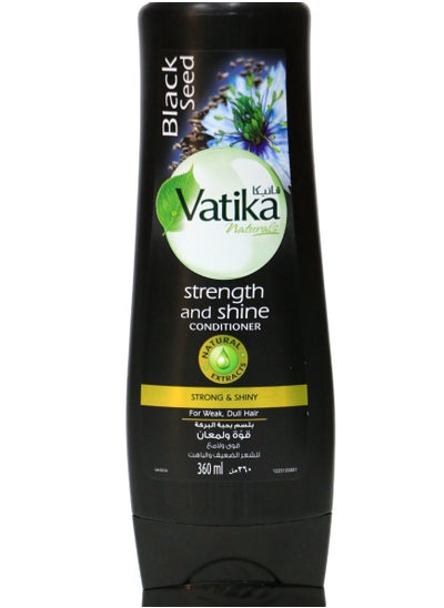 Buy Vatika Naturals Conditioner Strength And Shine Black Seed 360Ml in Egypt