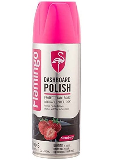 Buy flamingo dashboard polish strawberry - 450ml in Egypt