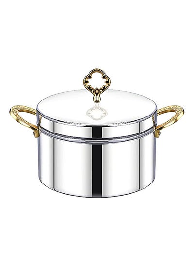 Buy Puff Insulated Stainless Steel Casserole Hotpot 7500ML in UAE