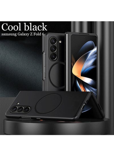 اشتري مناسب لجراب الهاتف المحمول Samsung Galaxy Z Fold 6 القابل للطي مع غطاء واقٍ مغناطيسي مضاد للسقوط في السعودية