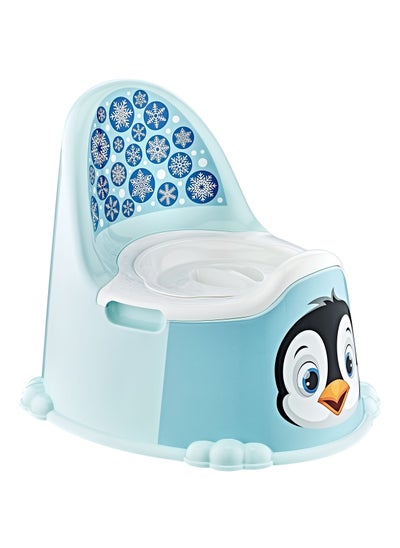 Buy Baby Potty Training Seat Easy To Clean Penguin Printed. in UAE