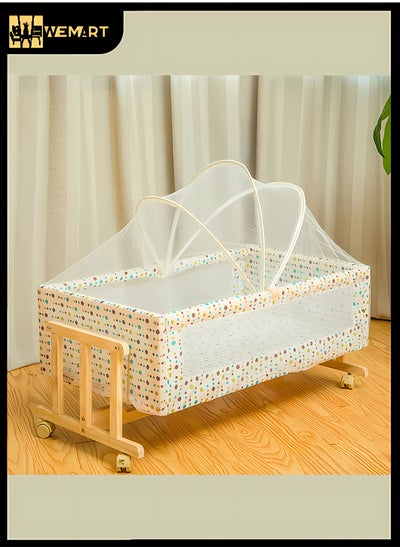 Buy Convertible Crib，Converts from Baby Crib to Toddler Bed, Daybed and Full-Size Bed, Fits Standard Full-Size Crib Mattress in Saudi Arabia