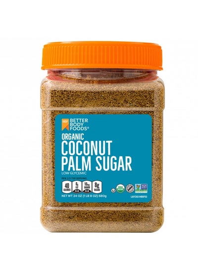 Buy Betterbody Foods Organic Coconut Palm Sugar, Gluten-Free, Non-Gmo, Low Glycemic Sugar Substitute, 1.5 Lbs,24 Ounce in UAE