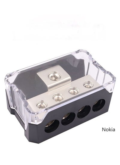 Buy Car Audio Amplifier Retrofit Pure 1 n 4 Out Ground Distribution Box Junction Box Splitter Hub in UAE