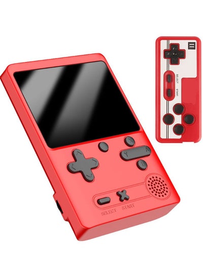 Buy Red Retro Handheld Game Console with 500 Classical FC Games 3.0 Inches Screen Portable Video Game Consoles Handheld Video Games Support for Connecting TV and Two Players in UAE