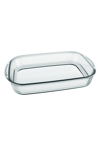 Buy Sempre Ovenware M Rect Roaster 4L - Versatile Tempered Glass in UAE