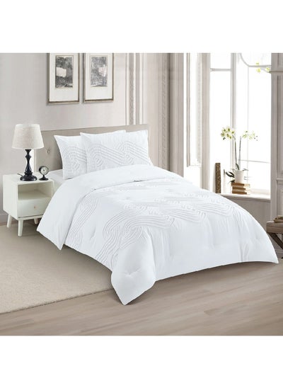 اشتري Spiral Twin 3-Piece Comforter Set 220 x 160 cm في الامارات