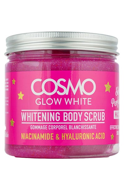 اشتري Cosmo Glow White Whitening Body Scrub 475ml, Bright and Youthful, Exfoliates Dead Skin, For Men and Women في الامارات