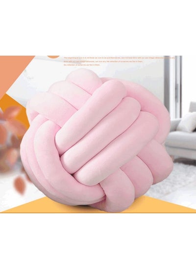 Buy Knot Ball Plush Throw Pillow Ball-Shaped Decorative Throw Pillows Cute Couch Cushion Plush Throw Pillow Home Bed Room Couch Decor Office Sofa Decoration in Saudi Arabia