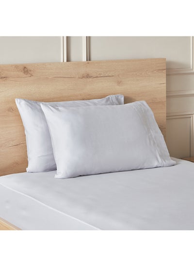 اشتري Ecobliss 2-Piece Bamboo Pillowcase Set 75 x 5 x 50 cm في الامارات