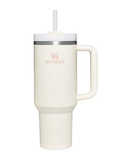 Buy 40oz Stanley Quencher H20 Flowstate Stainless Steel Vacuum Insulated Tumbler with Lid and Straw for Water, Iced Tea or Coffee, Smoothie and More, Cream (White) in Saudi Arabia