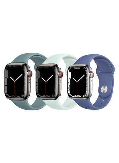 Buy 3pcs Watchband Replacement for Apple Watch 41/40/38mm Series 8/7/6/5/4/SE in UAE