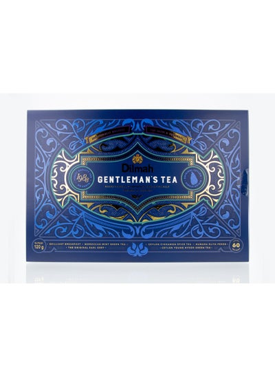 Buy GENTLEMANS TEA GIFT BOX 60 INDIVIDUAL WRAPPED TEA BAGS in UAE