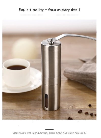 Buy Coffee Bean Grinder Silver/Black in Saudi Arabia