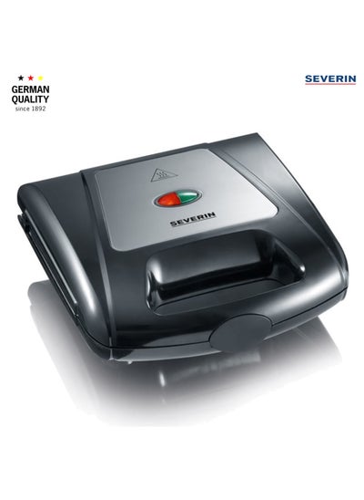 Buy German Brand Severin 3 in 1 Multi Sandwich Waffle Toaster with 1000W of Power SA 2968 Black-Chrome in Saudi Arabia