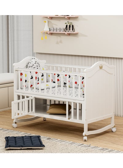 Buy Wooden Baby Bed 120 X 60 CM in Saudi Arabia