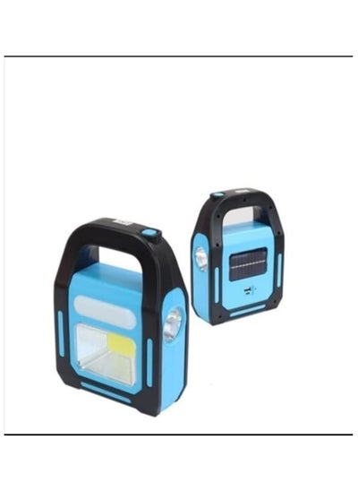 Buy 3-in-1 manual emergency flashlight for camping and trips, charged by solar and electricity and contains USB in Egypt