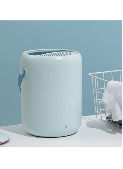 اشتري Compact 3L Portable Washing Machine for Underwear, Socks, Baby Clothes, and Beauty Accessories - Smart Mini Washer for Apartments, Dorms, Homes, and Travel (Light Blue) في الامارات