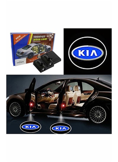 اشتري 2-Piece LED Car Door KIA Logo Projector Shadow Light Set في السعودية