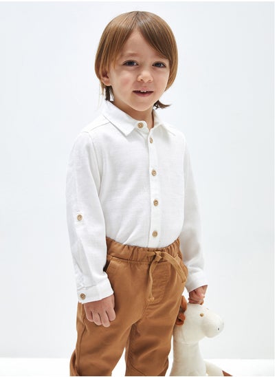 Buy Long Sleeve Basic Baby Boy Shirt in Egypt