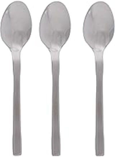 Buy Zinnia Stainless Steel Slender/Mirror Tea Spoons 3 Piece Set in Egypt