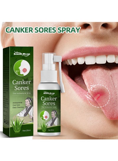 اشتري Canker Sores,Oral Antibacterial Spray - Breath Freshener,Mouth Ulcer Treatment and Pain Relief,Herbal Oral Care Spray,Fast Acting Relieves Sore Throat and Dry Mouth Problems,Effective for Mouth Ulcers في السعودية