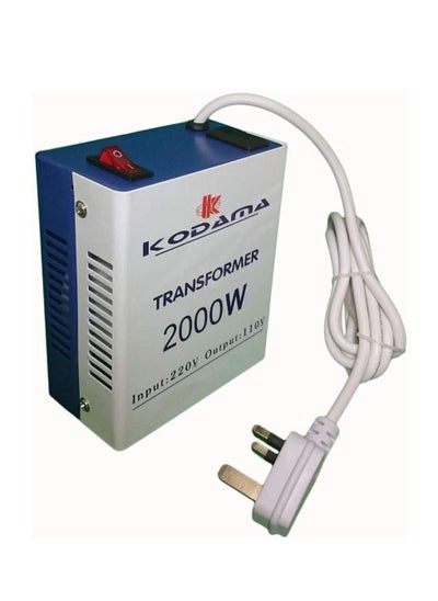 Buy Ntech Kodama Transformer 2000 Watts Universal 3 Pin UK Power Cord With Safety Fuse in UAE