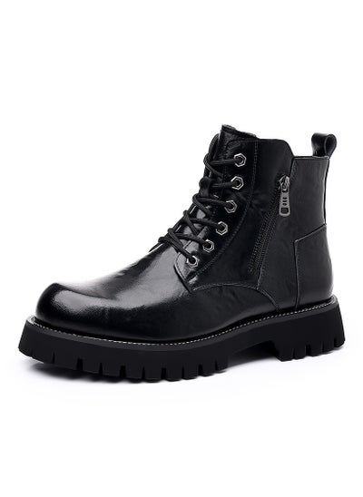 اشتري New Men's Casual Leather Boots في السعودية