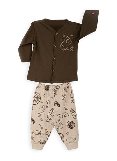 Buy Baby Set Pants & Cardigan long sleeves in Egypt