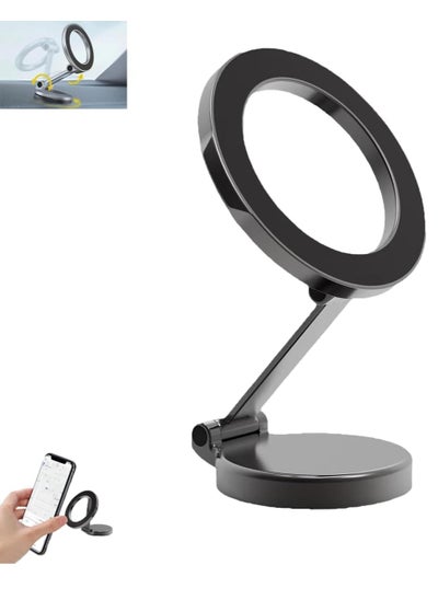 اشتري Car Mount with 20 Strong Magnets – 1080° Rotatable Magnetic Phone Holder for Car Dash, Compatible with iPhone 15/14/13/12 Pro Max Plus في الامارات