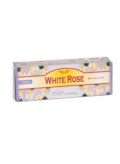 اشتري White Rose 20 Sticks Agarbathi Incense Pack of 6 في الامارات