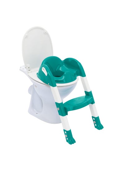 Buy Kiddyloo Toilet Seat W/ Step Green in UAE