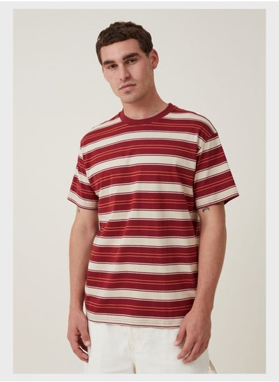 اشتري Striped Crew Neck T-Shirt في السعودية