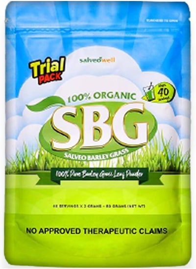 Buy SBG SALVEO BARLEY GRASS 100% Pure Barley Grass Leaf Powder in UAE