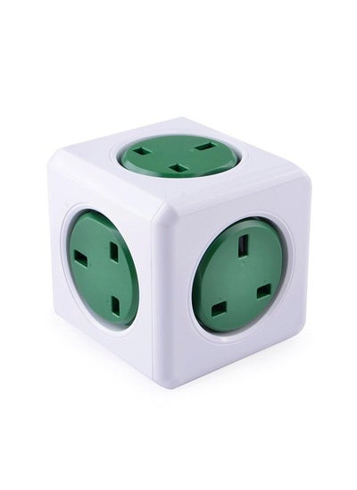 اشتري PowerCube Original 5 Sockets Green في السعودية