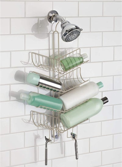 Buy Shower Supplies Organizer Bathroom Hanging Shower Caddy for Shampoo Conditioner Soap Razors Loofahs Towels etc in UAE