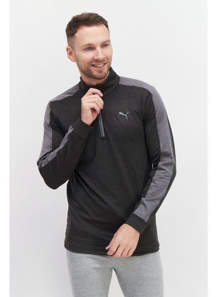 اشتري Men Sportswear Fit Golf Sweatshirt, Grey في الامارات