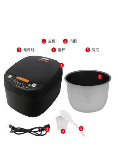 اشتري 5L Multifunctional Non-Stick Rice Cooker with Timer White crystal bile 5L rice cooker (domestic color package) في الامارات