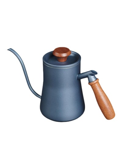 اشتري Coffee Kettle Gooseneck Pour Over Coffee Kettle Barista Tools 550Ml Tea Maker Wooden Handle Kettle Drip Cafeteria Barista Coffee Kettle في السعودية