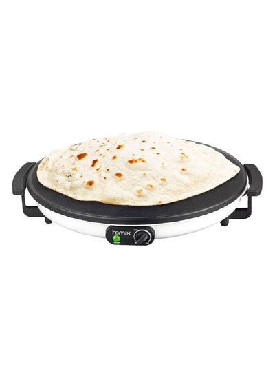 Buy 2000W Dome Type Roti Maker White and Black 45 cm ZS-309 in Saudi Arabia