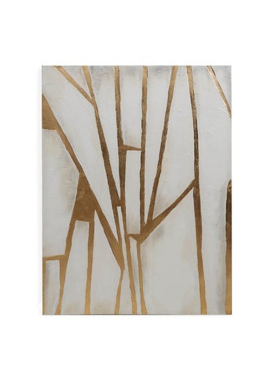 Buy Rhod Unframed Wall Art, White - 75X100 Cm in UAE