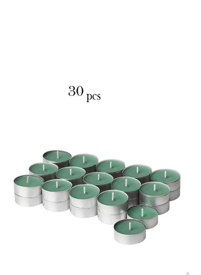 Buy Scented candle with the smell of green apple 30 pieces in Saudi Arabia