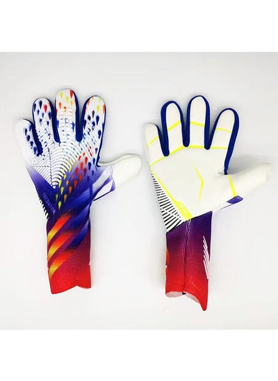 Buy Soccer Goalkeeper Gloves, Professional Non-slip Goalkeeper Gloves, With Strong Grip And Protection, Breathable And Wear-resistant Youth And Adult Protective Goalkeeper Gloves. in UAE