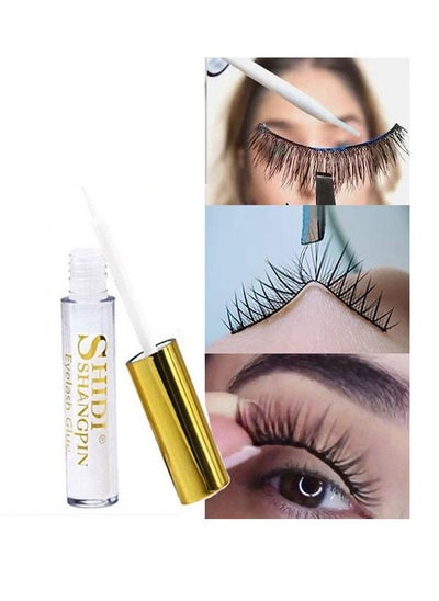 Buy Waterproof False Eyelash Glue Fast Drying Adhesive Latex Secure Hold Glue for False Eyelashes Double Eyelid 5ml in Saudi Arabia