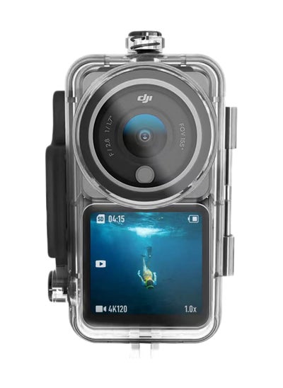 Buy Waterproof Case for DJI Osmo Action2 Camera, 45M Dive Case Underwater Accessory Kit in Saudi Arabia